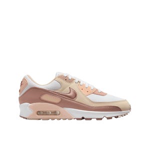 Air Max 90 Nn Prm Women'S Sneakers Shoes - White/Particle Pink-Washed Coral
