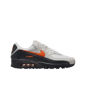 Air Max 90 Men's Sneakers Shoes - Vast Grey/Safety Orange-Anthracite-White
