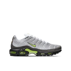 Air Max Plus Men's Sneakers Shoes - White/Neon Yellow-Pearl Grey-Black