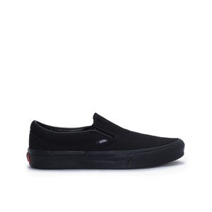 Classic Slip On Unisex Sneakers Shoes - Black