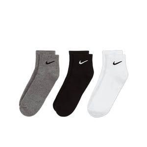 Everyday Cushioned Training Ankle Socks (3 Pairs) - Multi-Color